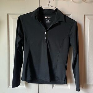 Women's Black Long Sleeve Top